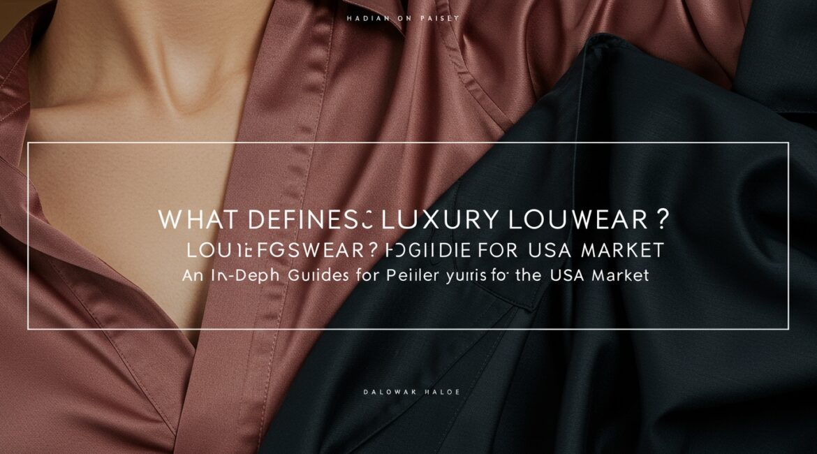 Header image for blog post titled: What Defines Luxury Loungewear? An In-Depth Guide for the USA Market 🇺🇸✨