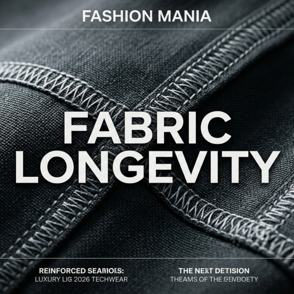 Close-up of high-quality stitching on a luxury garment showing fabric longevity details.